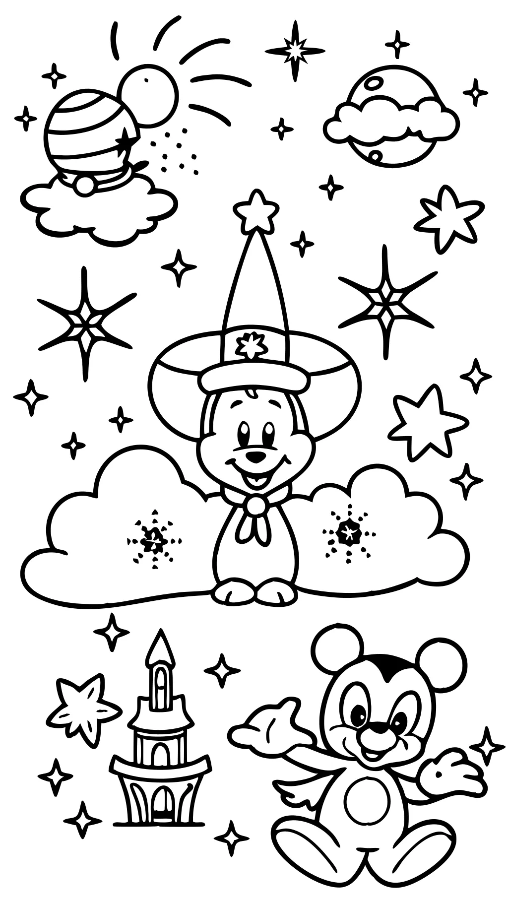 coloring pages printable free disney